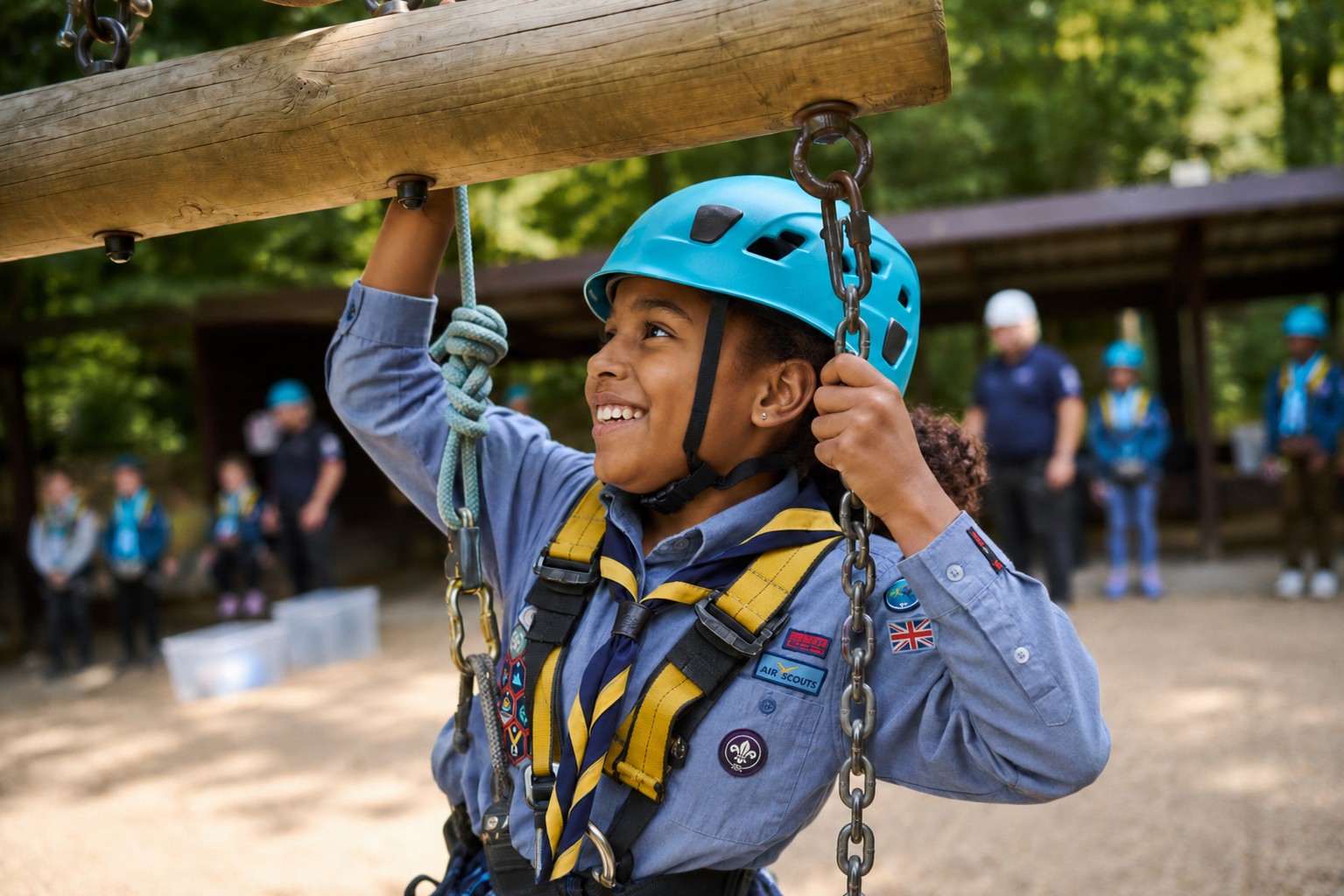 Scouts in action